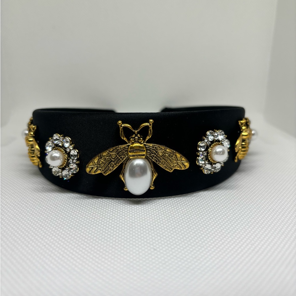 Bee Rhinestone Black Headband!!! BEAUTIFUL!!! NEW